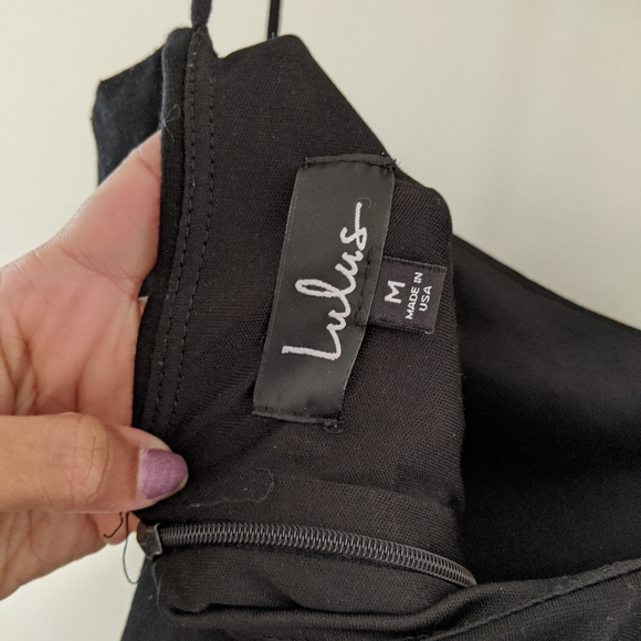 DONATED 💥 Lulu's Little Black Dress - Picture 4 of 4